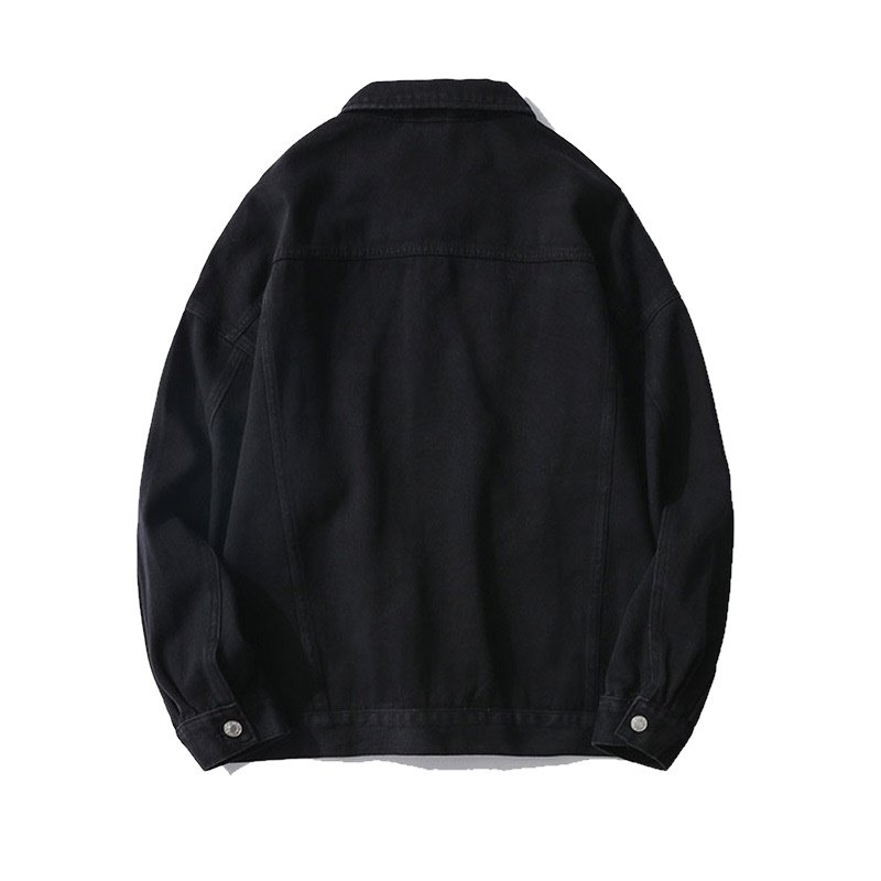 画像3: graffiti letter print denim jacket G Jean　 ユニセックス 男女兼用グラフィティ レター プリントオーバーサイズデニムジャケット Gジャン ブルゾン (3)