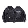 画像3: three-dimensional bear G Jean denim jacket  ユニセックス 男女兼用 立体3dベア熊プリントオーバーサイズデニムジャケット Gジャン ブルゾン (3)