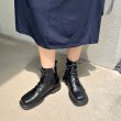 画像9: Woman's leather Funky Boots Martin Boots　 レザーファンキーレースアップフラットブーツマーティンブーツ (9)