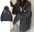 画像7: Lotso x NASA Zip Up Hoodie sweater  ユニセックス男女兼用ロッツォ×ナサプリントジップアップフーディスウェットパーカー (7)