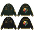 画像5: jesus & skateboard &Letter embroidered letter stitching baseball uniform jacket BASEBALL JACKET  blouson  ユニセックス 男女兼用ジーザス＆スケートボード刺繍ジャケットスタジアムジャンパー スタジャン MA-1 ボンバー ジャケット ブルゾン (5)