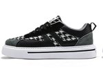 画像3:  Men's Houndstooth lace-up sneakers  shoes 　ユニセックス男女兼用ハウンドトゥースレースアップスニーカー カジュアル シューズ (3)