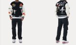 画像7: BLACKAIR skull candle embroidery baseball uniform jacket BASEBALL JACKET  blouson  ユニセックス 男女兼用BLACKAIR スカルキャンドル刺繍刺繍ジャケットスタジアムジャンパー スタジャン MA-1 ボンバー ジャケット ブルゾン (7)