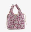 画像1: Smile & Graffiti Bear Rhinestone Bucket Bag 　スマイル＆グラフィティーベアラインストーンバケットトートバッグショルダーバッグ  (1)