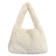 画像5: One shoulder under arm fur shoulder tote bag　ファーワンショルダーアンダーアーム ショルダートートバッグ  (5)