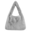 画像3: One shoulder under arm fur shoulder tote bag　ファーワンショルダーアンダーアーム ショルダートートバッグ  (3)