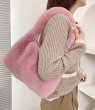 画像6: One shoulder under arm fur shoulder tote bag　ファーワンショルダーアンダーアーム ショルダートートバッグ  (6)