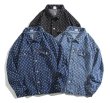 画像8: DGDJ logo damage denim G jacket jacket  ユニセックス 男女兼用 DGDJロゴダメージデニムジャケット Gジャン ブルゾン (8)