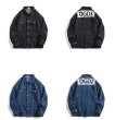 画像5: DGDJ logo damage denim G jacket jacket  ユニセックス 男女兼用 DGDJロゴダメージデニムジャケット Gジャン ブルゾン (5)