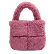 画像4:  fluffy plush sweet tote hand bag　フワフワファースイートトートバッグ  (4)
