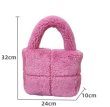 画像13:  fluffy plush sweet tote hand bag　フワフワファースイートトートバッグ  (13)