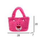画像6: SALE セール Disney Character Fur  tote hand bag　ディズニーキャラクターファートート (6)