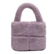 画像6:  fluffy plush sweet tote hand bag　フワフワファースイートトートバッグ  (6)