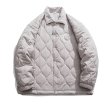 画像7: Quilted circle logo embroidery jacket coat　ユニセックス 男女兼用キルティングサークルロゴ刺繍ジャケット コート ブルゾン (7)