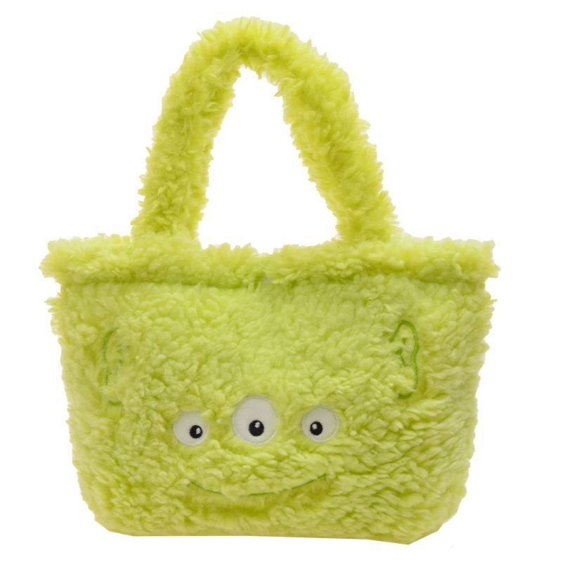 画像4: Disney Character Fur  tote hand bag ディズニーキャラクターロッツォ&リーナベル&リトルグリーメンファートート (4)