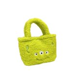 画像7: SALE セール Disney Character Fur  tote hand bag　ディズニーキャラクターファートート (7)