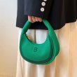 画像5: portable half moon  tote shoulder bag hand bag　ハーフムーントートショルダーポシェットバッグ (5)