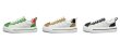 画像4:  Men's bicolor leathe race-up sneakers  shoes 　ユニセックス男女兼用バイカラーレザーレースアップスニーカー カジュアル シューズ (4)