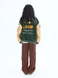 画像13: letter emblem embroidery baseball uniform jacket BASEBALL JACKET  blouson  ユニセックス 男女兼用レターエンブレム刺繍ジャケットスタジアムジャンパー スタジャン MA-1 ボンバー ジャケット ブルゾン (13)
