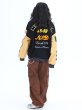 画像9: letter emblem embroidery baseball uniform jacket BASEBALL JACKET  blouson  ユニセックス 男女兼用レターエンブレム刺繍ジャケットスタジアムジャンパー スタジャン MA-1 ボンバー ジャケット ブルゾン (9)