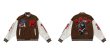 画像11: Rabbit ice hockey embroidery baseball uniform jacket BASEBALL JACKET  blouson  ユニセックス 男女兼用ラビットアイスホッケー刺繍ジャケットスタジアムジャンパー スタジャン MA-1 ボンバー ジャケット ブルゾン (11)
