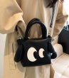 画像8: Padded dog tote shoulder bag hand bag　ダウン入りドッグ耳付きトートショルダーバッグ (8)