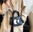 画像9: Padded dog tote shoulder bag hand bag　ダウン入りドッグ耳付きトートショルダーバッグ (9)