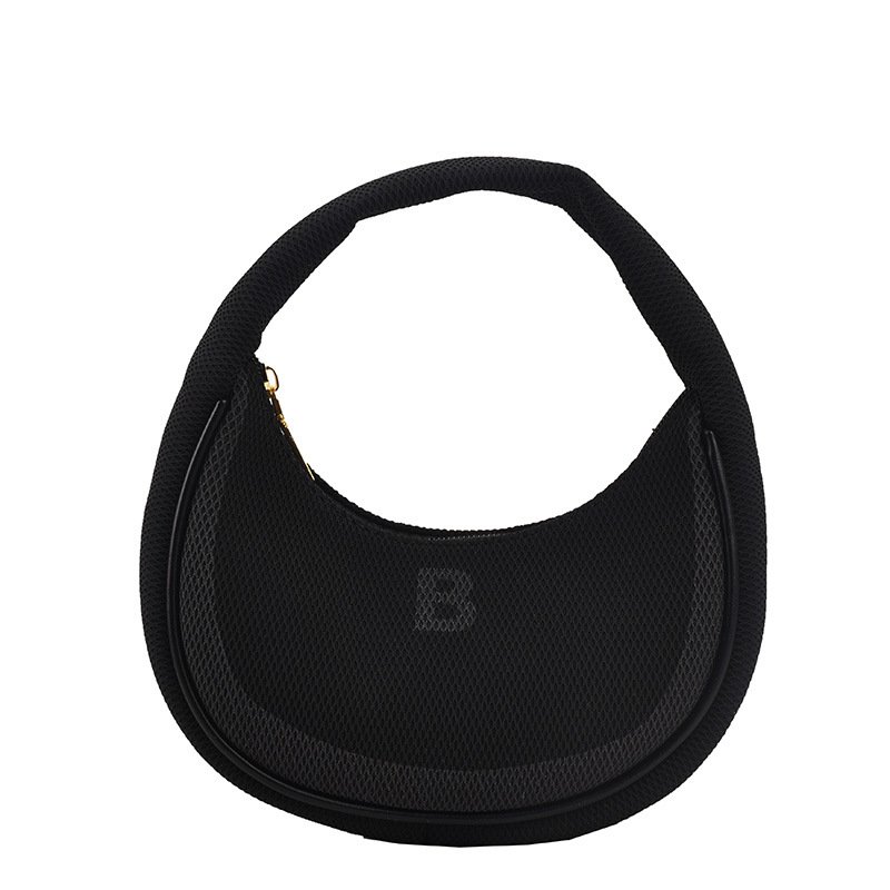 画像2: portable half moon  tote shoulder bag hand bag ハーフムーントートショルダーポシェットバッグ (2)