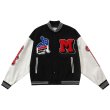 画像7: Rabbit ice hockey embroidery baseball uniform jacket BASEBALL JACKET  blouson  ユニセックス 男女兼用ラビットアイスホッケー刺繍ジャケットスタジアムジャンパー スタジャン MA-1 ボンバー ジャケット ブルゾン (7)