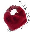 画像12: imitation mink fur pleated handle bag Fur tote shoulder hand bag　プリーツハンドルファートートショルダーバッグ (12)