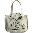 画像2: Snoopy Peanuts Canvas Tort Shoulder Bag　スヌーピー&ピーナッツキャンバストートショルダーバッグ (2)