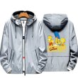 画像3:  Simpson's joint hooded jacket blouson  ユニセックス 男女兼用シンプソンジョイントフーディーウインドブレーカージャケットスタジアムジャンパー スタジャン MA-1 ボンバー ジャケット ブルゾン (3)