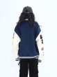 画像6: basketball flocking baseball uniform jacket BASEBALL JACKET  blouson  ユニセックス 男女兼用ストリートバスケット刺繍ジャケットスタジアムジャンパー スタジャン MA-1 ボンバー ジャケット ブルゾン (6)