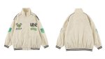 画像6:  stand collar zip up embroidered street baseball uniform jacketHip Hop JacketBASEBALL JACKET  blouson  ユニセックス 男女兼用スタンドカラージップアップカラフル刺繍ジャケットスタジアムジャンパー スタジャン MA-1 ボンバー ジャケット ブルゾン (6)