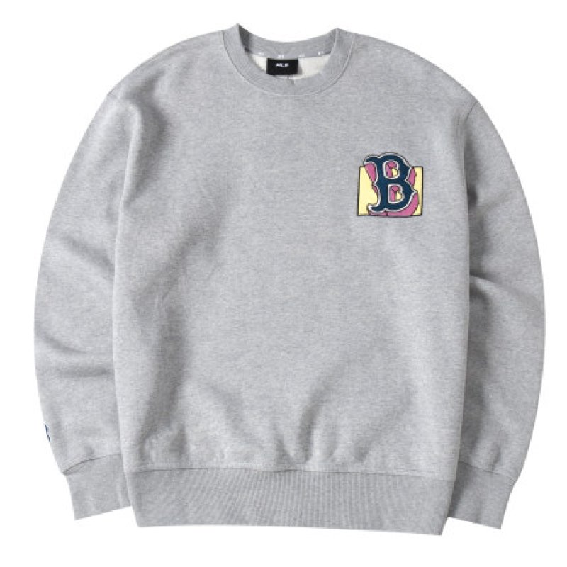 画像6: MLB boston red sox letter  pullover sweatshirt   ユニセックス男女兼用MLB boston red soxレタープルオーバートレーナースウェット (6)