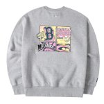 画像5: MLB boston red sox letter  pullover sweatshirt 　 ユニセックス男女兼用MLB boston red soxレタープルオーバートレーナースウェット (5)