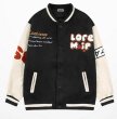 画像3: star rabbit embroidery Hip Hop JacketBASEBALL JACKET  blouson  ユニセックス 男女兼用スターラビットエンブレムジャケットスタジアムジャンパー スタジャン MA-1 ボンバー ジャケット ブルゾン (3)