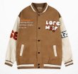 画像4: star rabbit embroidery Hip Hop JacketBASEBALL JACKET  blouson  ユニセックス 男女兼用スターラビットエンブレムジャケットスタジアムジャンパー スタジャン MA-1 ボンバー ジャケット ブルゾン (4)