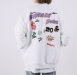 画像2: pop pattern embroidery baseball jackets baseball uniform jacket blouson　ユニセッ クス男女兼用ポップエンブレム刺繍スタジアムジャンパー スタジャン ジャケットブルゾン (2)