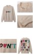 画像7: sense color letter sweater PULLOVER SWEATER Knit  　カラフルレター丸首ラウンドネックセーターニット (7)