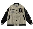 画像7: earth energy embroidery baseball jackets baseball uniform jacket blouson　ユニセッ クス男女兼用アースエネルギー刺繍スタジアムジャンパー スタジャン ジャケットブルゾン (7)