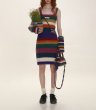画像9: rainbow wool diagonal cross handbag  tote shoulder hand bag　レインボー ウール 斜めクロス ハンドバッグトートショルダーバッグ (9)