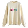 画像4: sense color letter sweater PULLOVER SWEATER Knit  　カラフルレター丸首ラウンドネックセーターニット (4)
