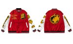 画像2: earth energy embroidery baseball jackets baseball uniform jacket blouson　ユニセッ クス男女兼用アースエネルギー刺繍スタジアムジャンパー スタジャン ジャケットブルゾン (2)