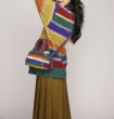 画像6: rainbow wool diagonal cross handbag  tote shoulder hand bag　レインボー ウール 斜めクロス ハンドバッグトートショルダーバッグ (6)