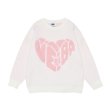 画像3: heart letter logo pullover sweater knit　 ユニセックス男女兼用ハートレターロゴセーターニットプルオーバー (3)