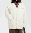画像5: V neck quilted jacket Coat halfCoat 　ユニセックス男女兼用キルティングVネックハーフコート ジャケット (5)
