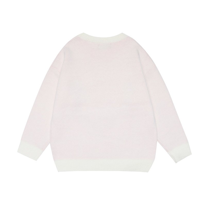 画像6: heart letter logo pullover sweater knit　 ユニセックス男女兼用ハートレターロゴセーターニットプルオーバー (6)
