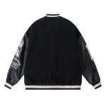 画像3: hip hop boy embroidery baseball jackets baseball uniform jacket blouson　ユニセッ クス男女兼用ヒップホップボーイ刺繍スタジアムジャンパー スタジャン ジャケットブルゾン (3)