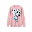 画像2: 101 Dalmatians Print sweater PULLOVER SWEATER Knit  　101匹わんちゃんプリント丸首ラウンドネックセーターニット (2)